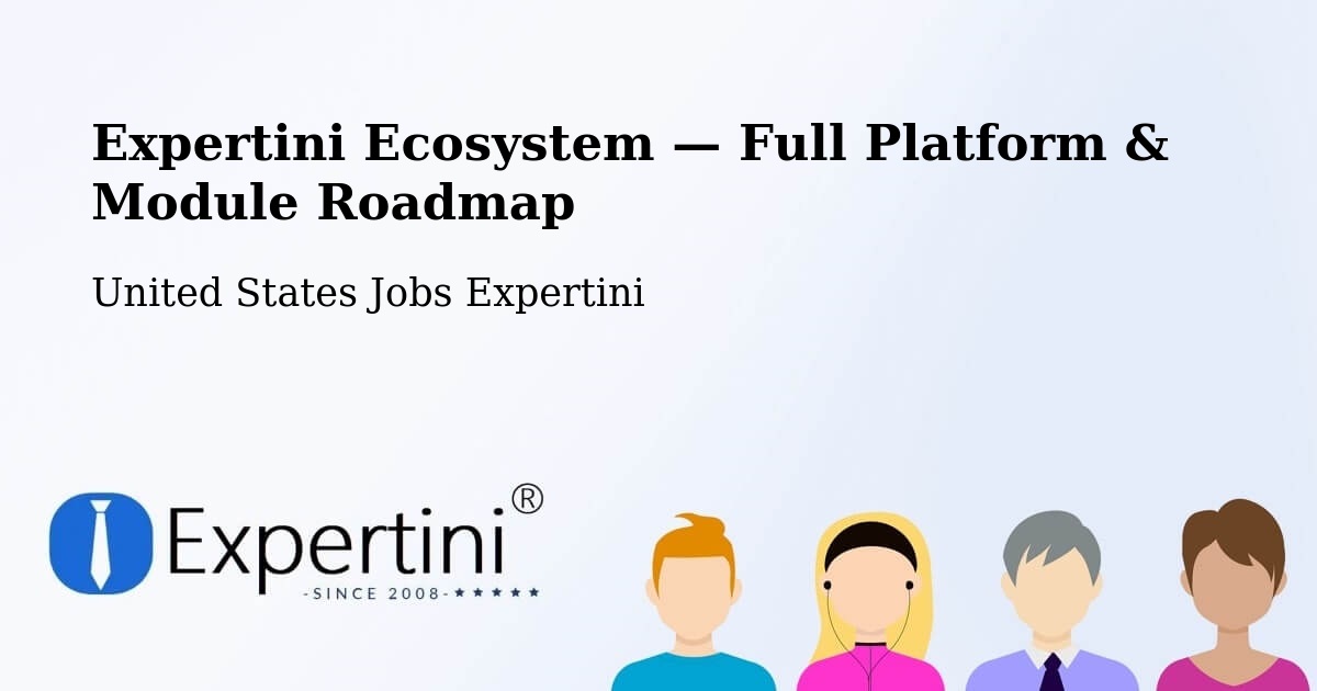 Expertini Ecosystem — Full Platform & Module Roadmap – Union